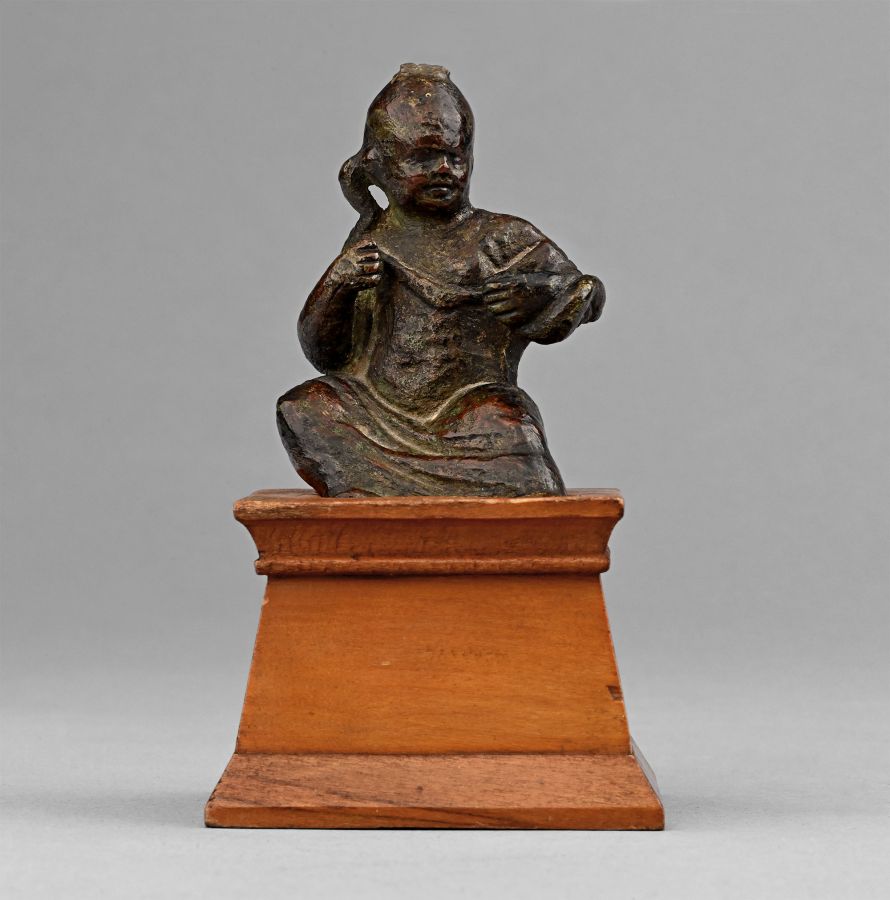 Roman Bronze Statuette of the God Harpocrates