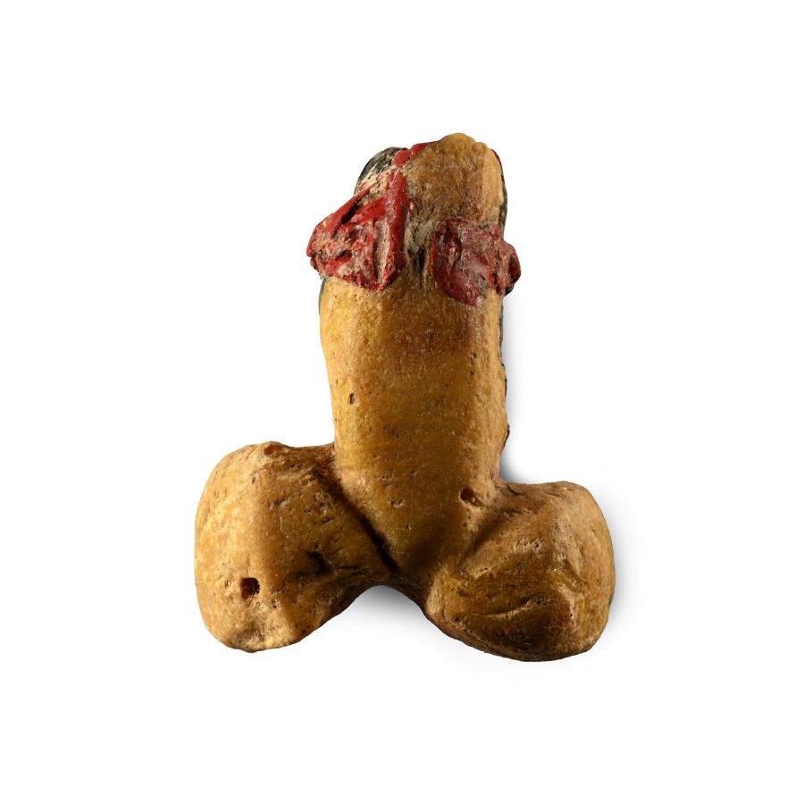 Roman Glass Phallic Amulet