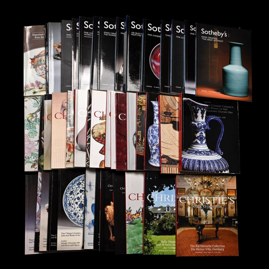 Christie's and Sotheby's Chinese, Japanese and Asian Art Auction Catalogues - 44 Titles