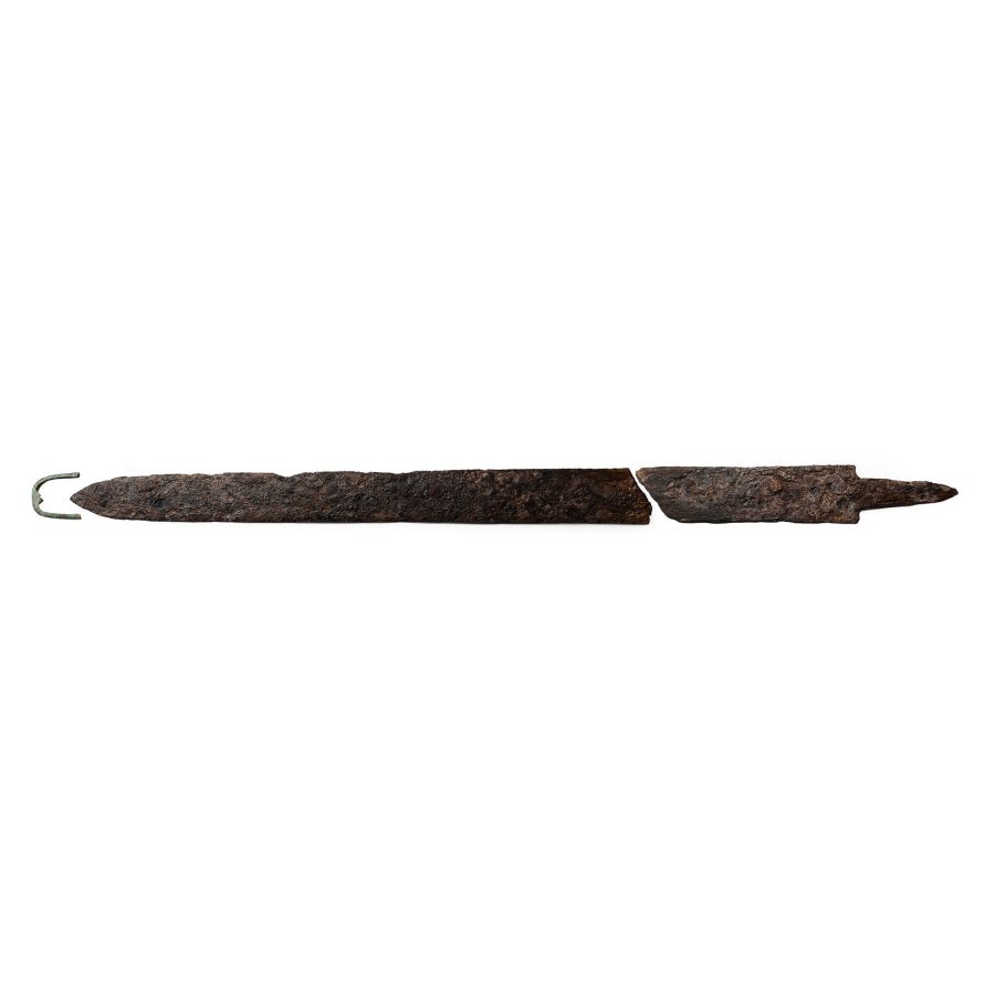 Saxon Sacrificed Iron Spatha with Bronze Chape