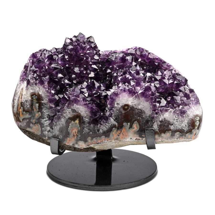 Amethyst Crystal Geode Display