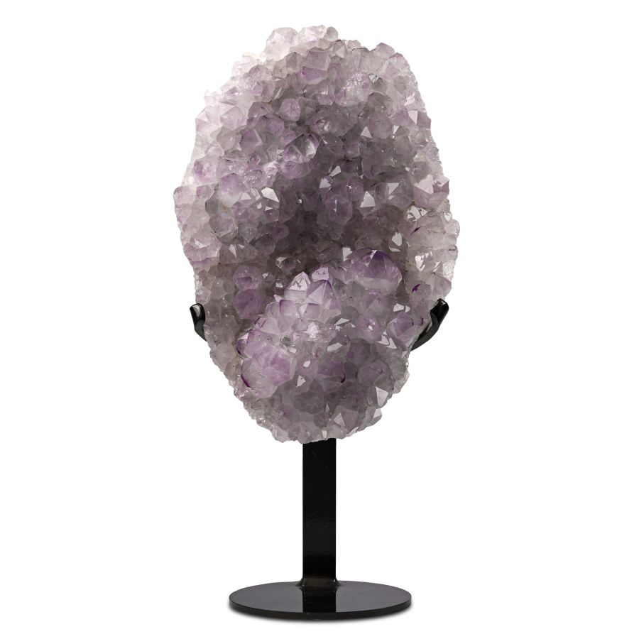 Large Amethyst and Quartz Crystal Display