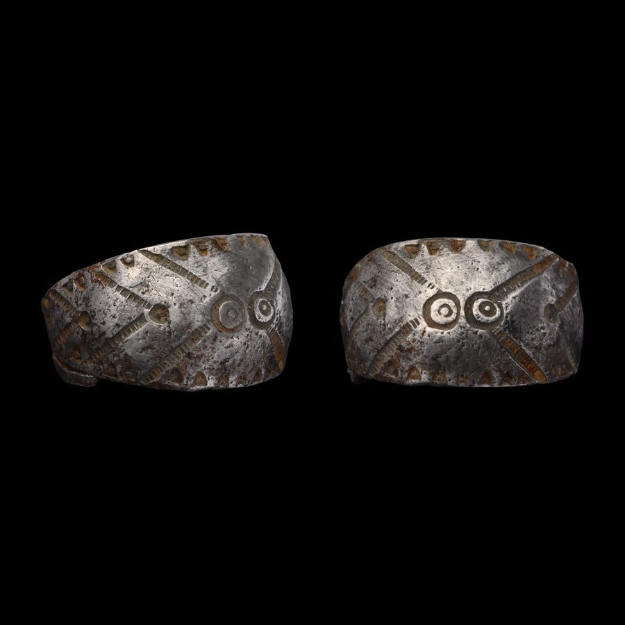 Viking Age Silver Decorated Ring