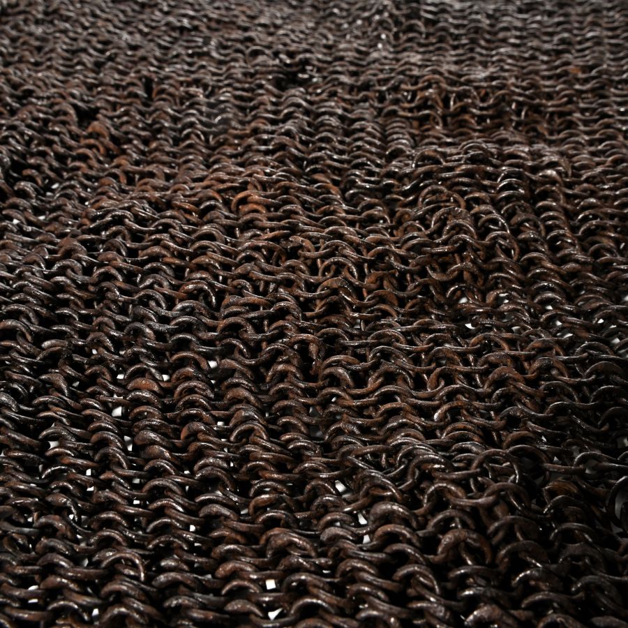 Frankish Warrior's Iron Byrnie Chain Mail Armour