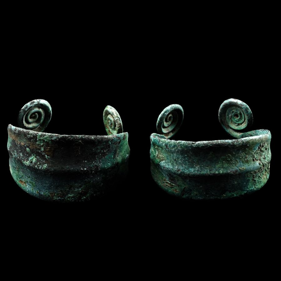 Large Bronze Age Bracelet Pair