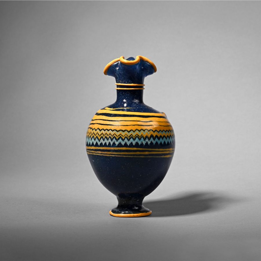 'The Cyrus Collection' Greek Core-Formed Glass Oinochoe