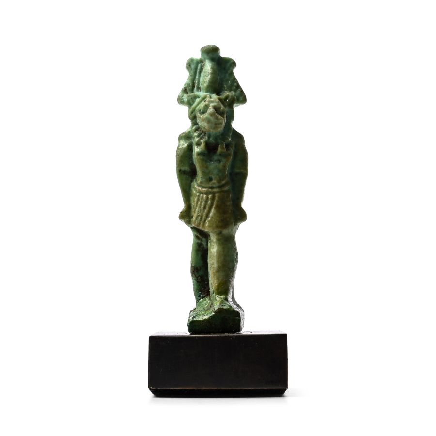 Egyptian Faience Mayhes Amulet