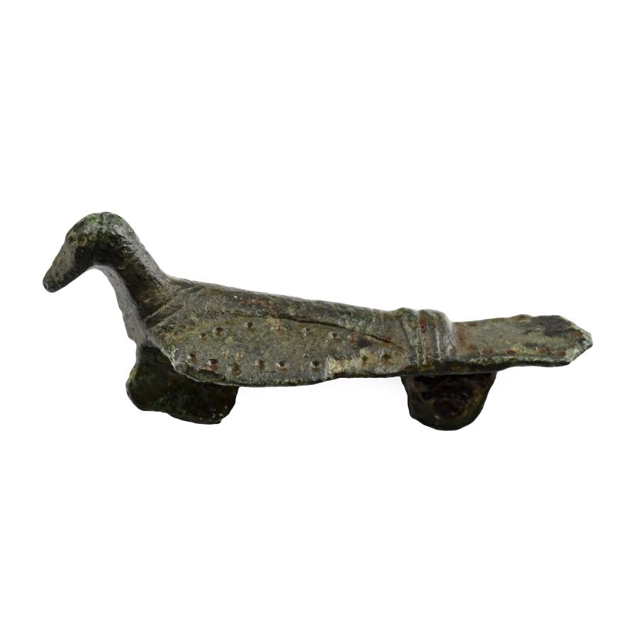 Roman Bronze Bird Brooch