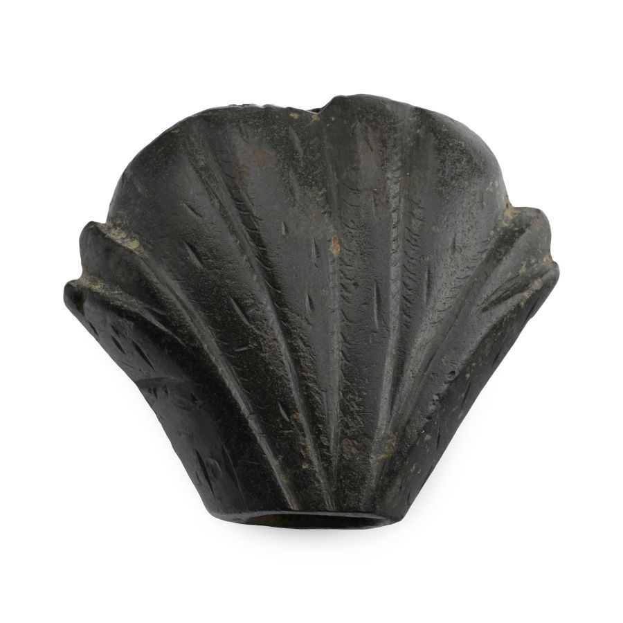 Large Medieval Bronze Dagger Pommel