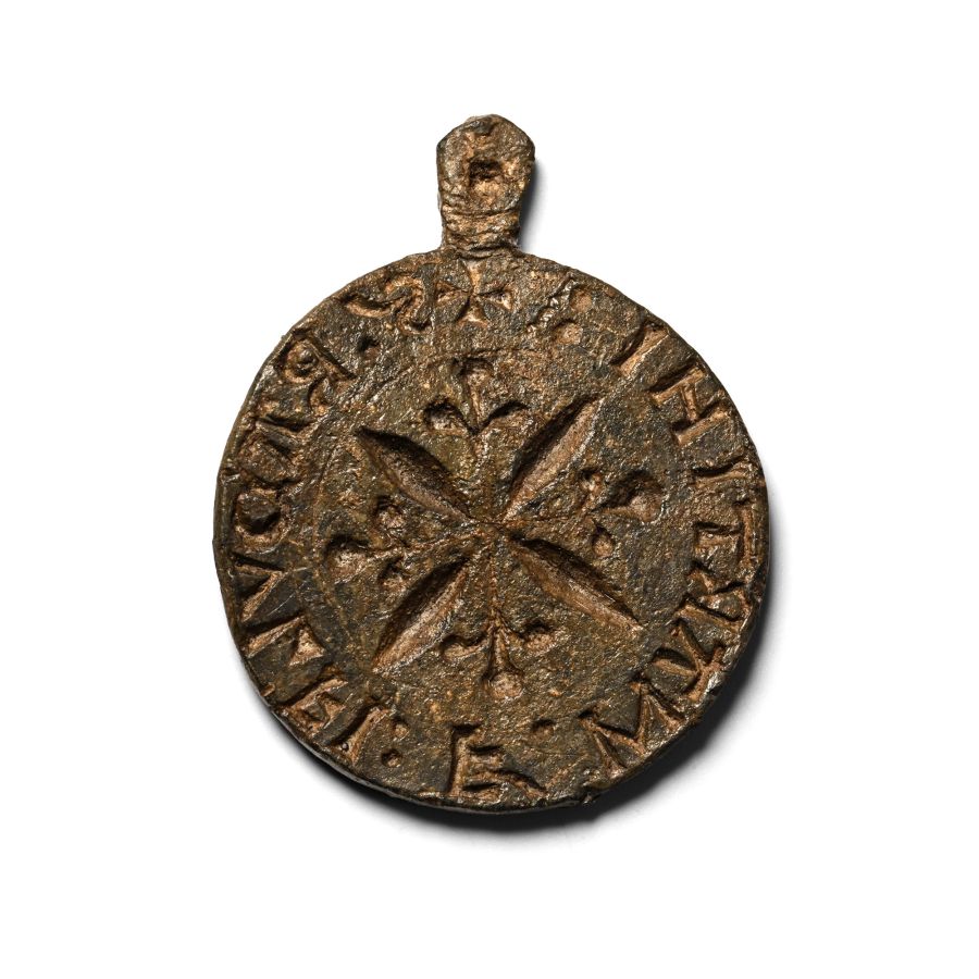 Medieval Lead Seal Matrix of Ralph Son of Martin