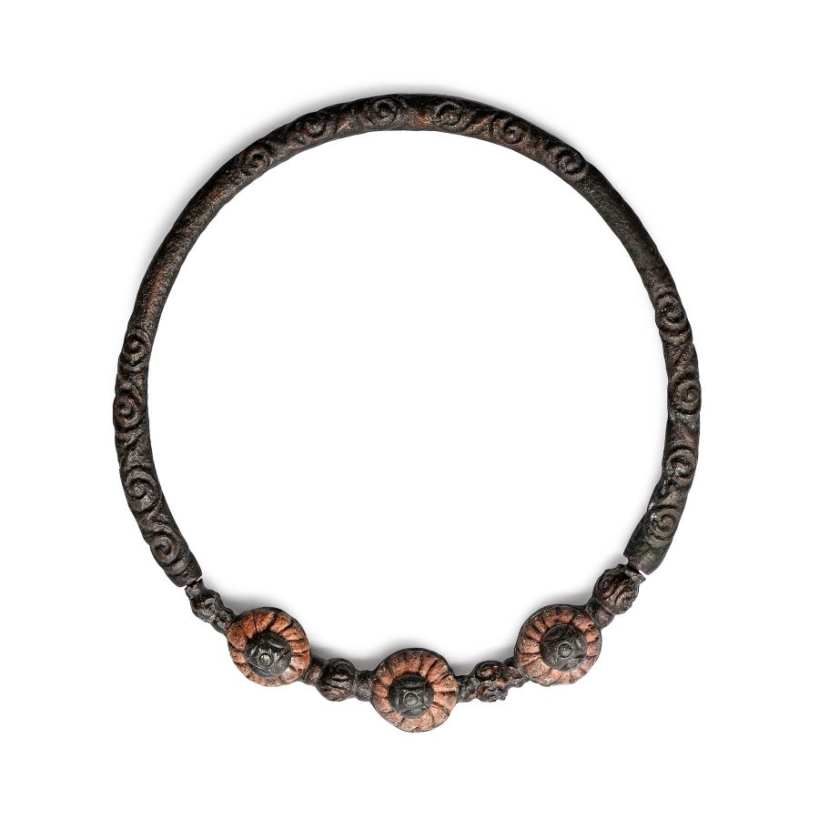 French Celtic Bronze Neck Torc