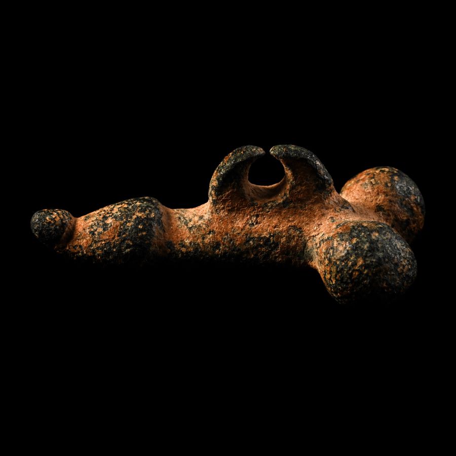 Roman Bronze Phallic Pendant