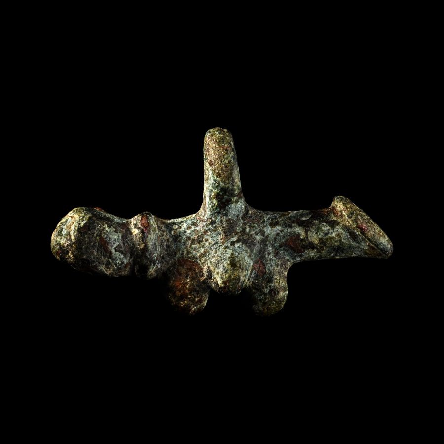 Roman Bronze Phallic Pendant