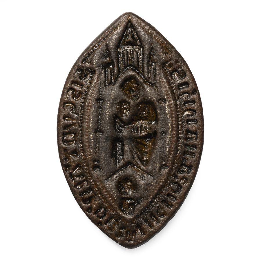 Medieval Seal Matrix with the Virgin and Child