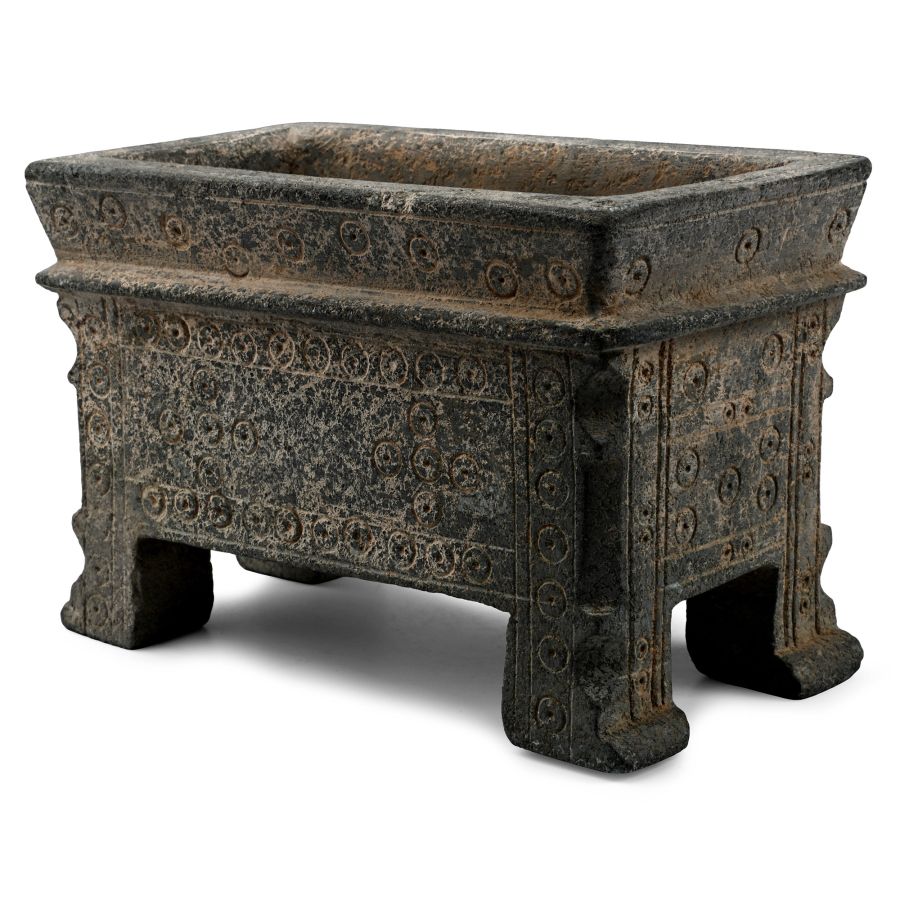 Western Asiatic Rectangular Stone Vessel