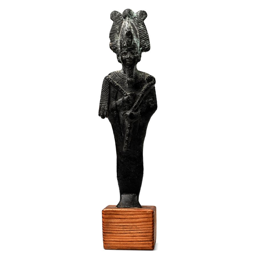 Egyptian Bronze Osiris Statuette