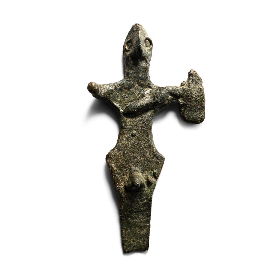 Syro-Hittite Bronze Male Idol