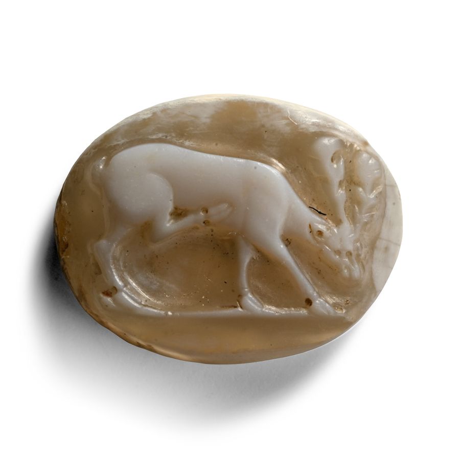 Roman Agate Cameo of a Stag