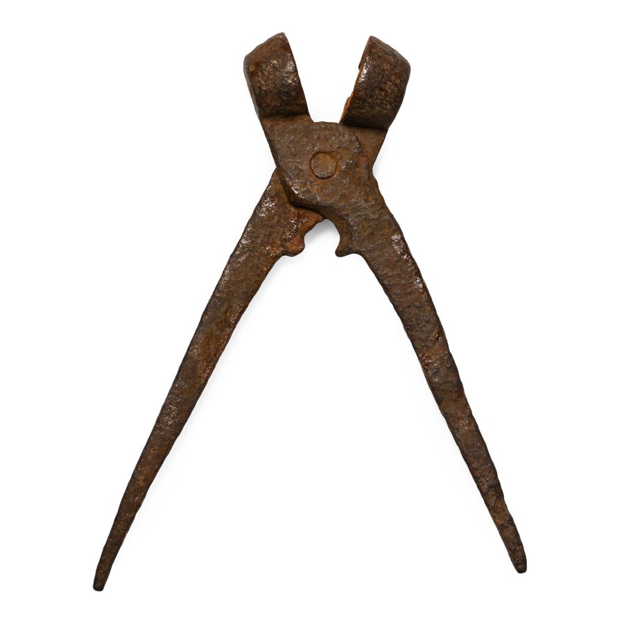 Post Medieval Iron Pistol Ball Scissor Mould