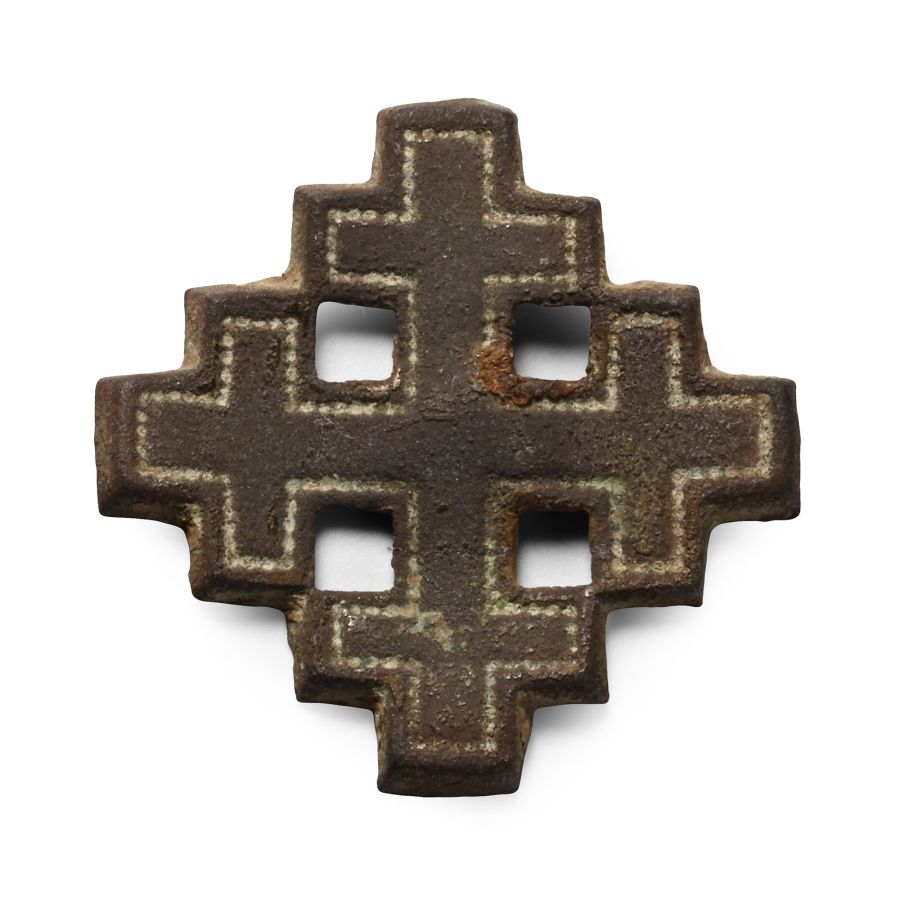 Medieval Bronze Knight's Holy Sepulchre Badge