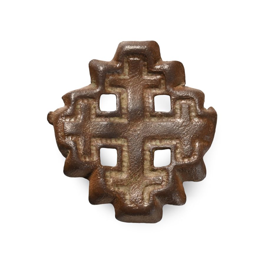 Medieval Bronze Knight's Holy Sepulchre Badge