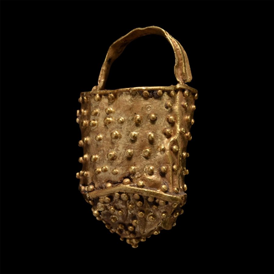 Pre-Viking Gold Aroma Bucket Pendant