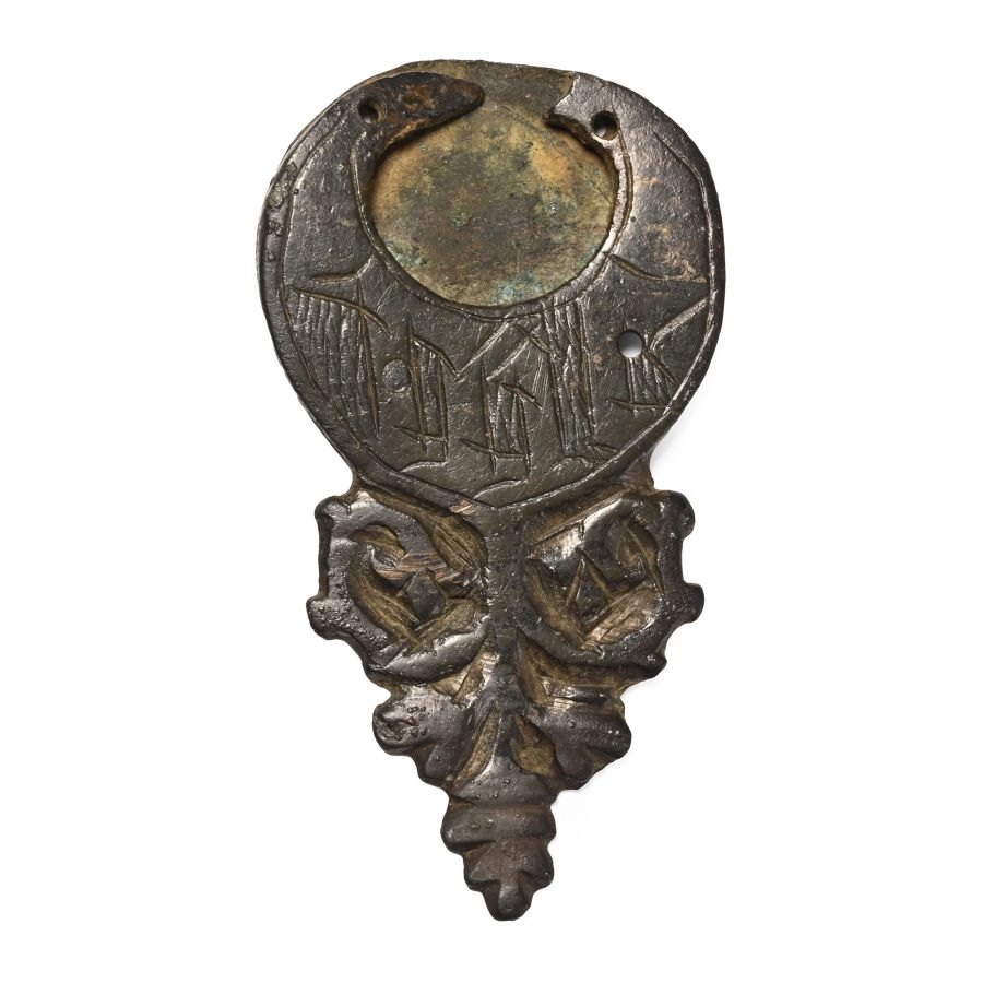 Medieval Knight's Bronze Strap End