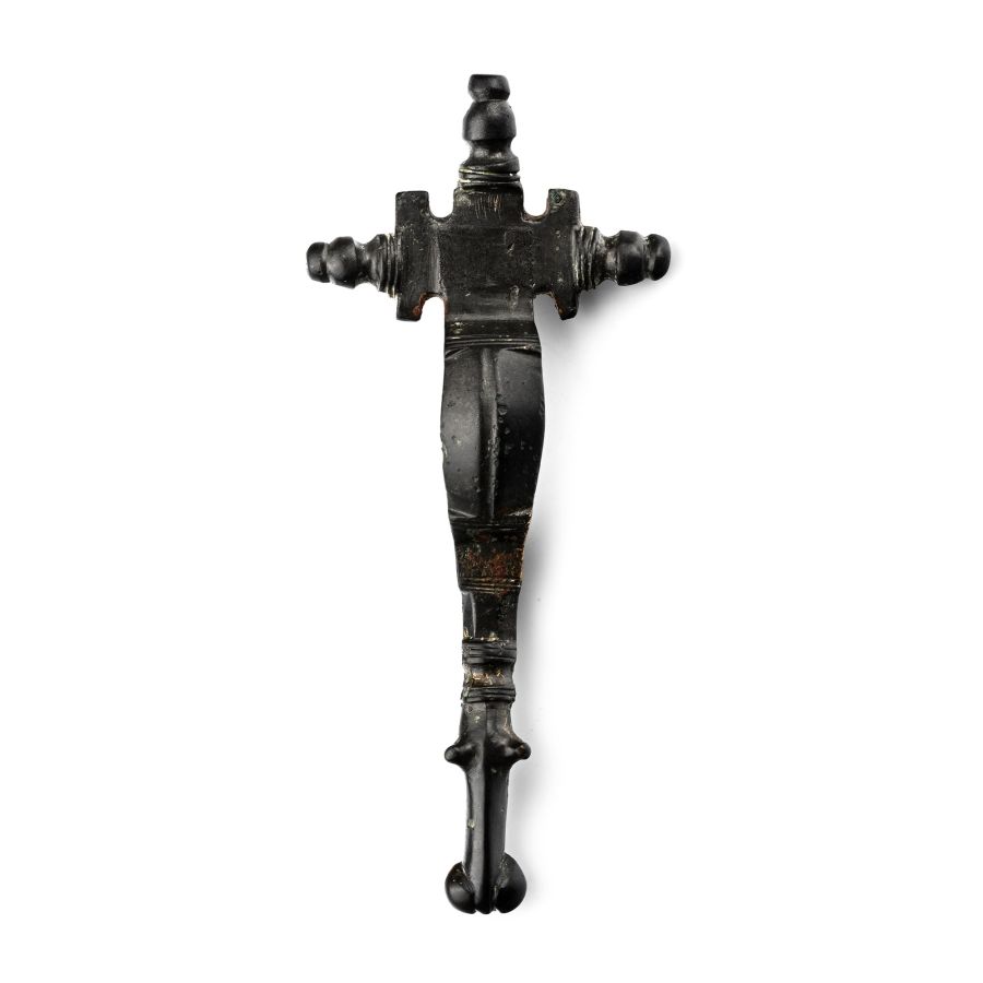 Anglo-Saxon Bronze Cruciform Long Brooch