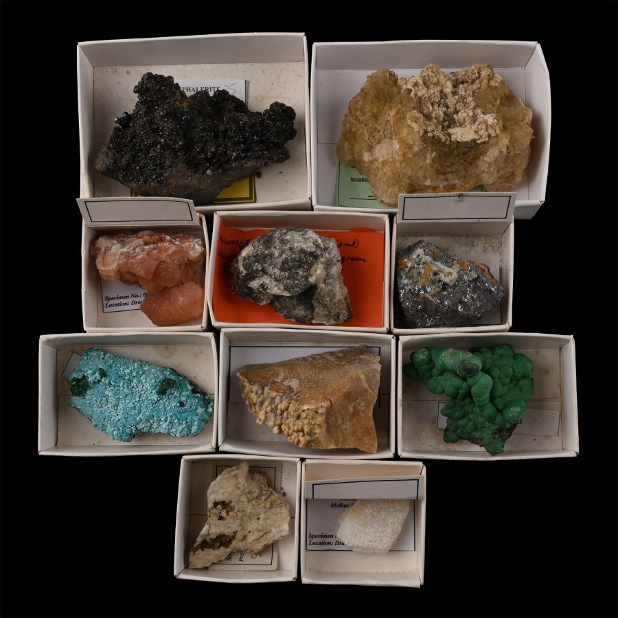 Mixed Crystal and Mineral Specimen Group