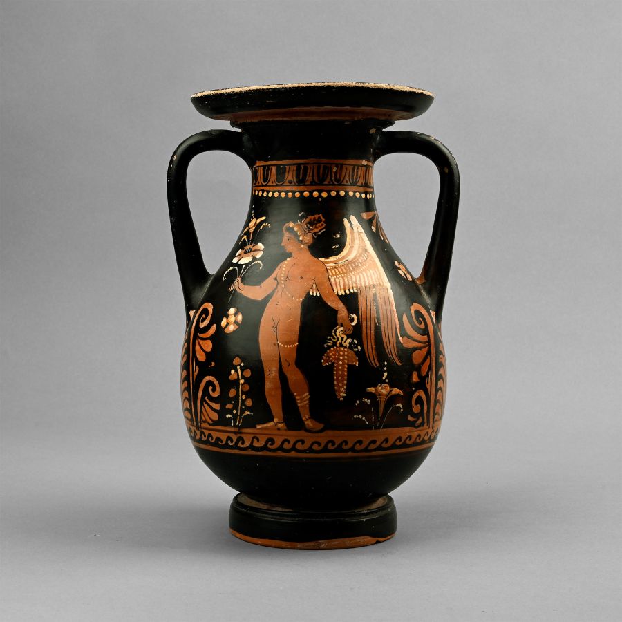 Large Greek Red-Figure Pelike with Nike