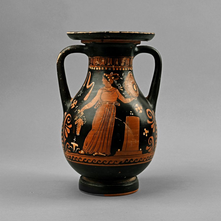 Large Greek Red-Figure Pelike with Nike