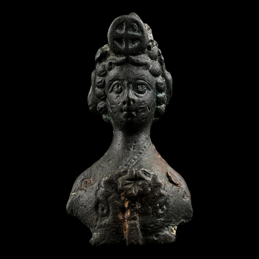 Byzantine Bronze Empress Mount