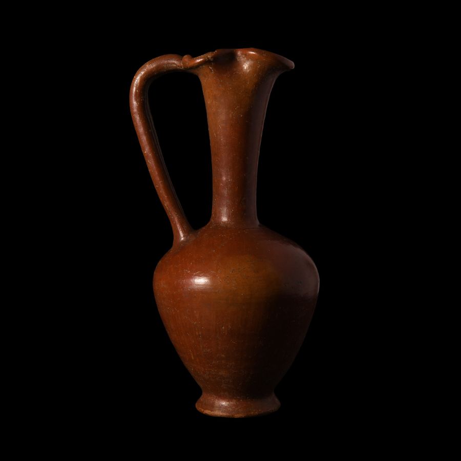 Large Phoenician Ceramic Piriform Jug