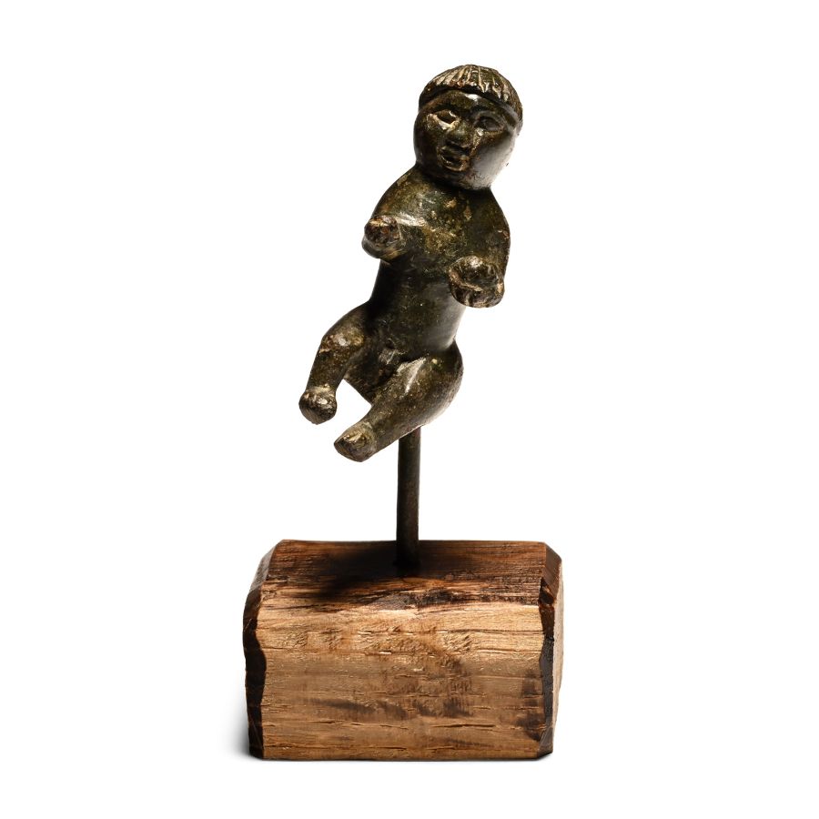 'The Cox Green' Romano-British Bronze Naked Figure of a Child