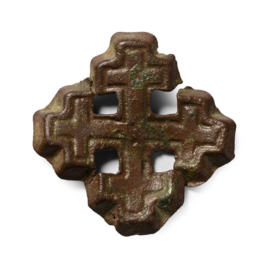 Medieval Bronze Knight's Holy Sepulchre Badge