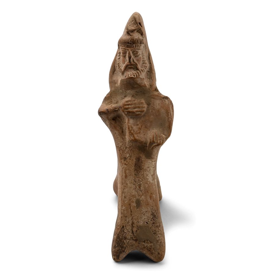 Parthian Horse and Rider Figurine