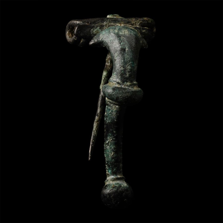 Roman Bronze Bow Brooch