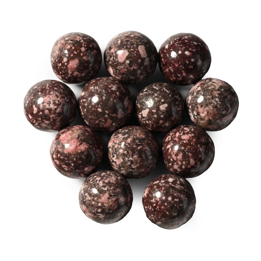 Polished Imperial Porphyry Gaming Pieces