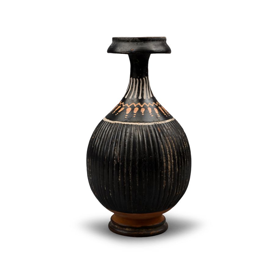 Greek Gnathian Thistle Flask
