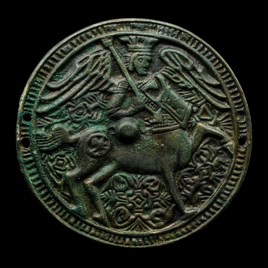 Post Medieval Mirror with Centaur 'Kitovras'