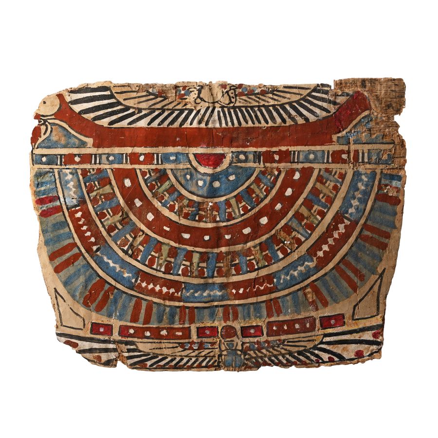Egyptian Cartonnage Panel with Pectoral