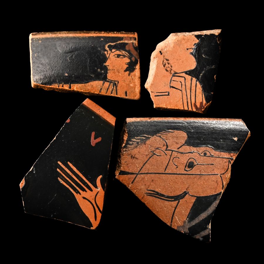 Greek Attic Red-Figure Fragment Collection