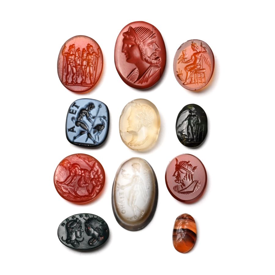 Roman and Later Hardstone Gemstone Collection