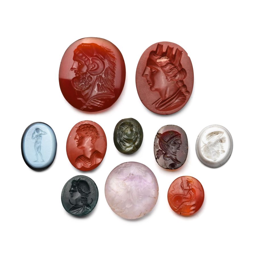 Roman and Later Hardstone Gemstone Collection