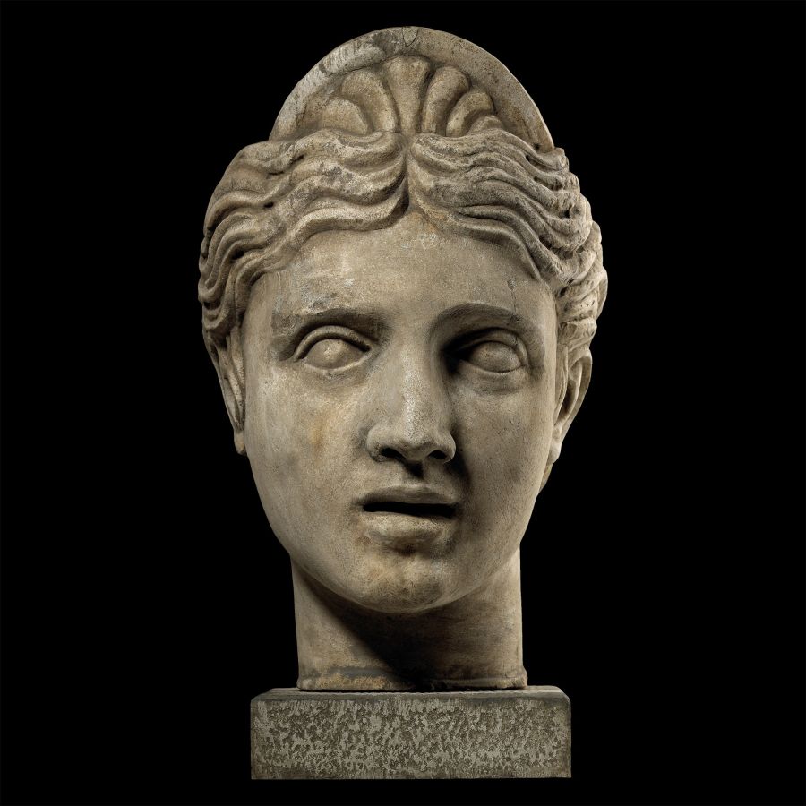 Post Medieval Marble Portrait of the Greek Goddess Hera
