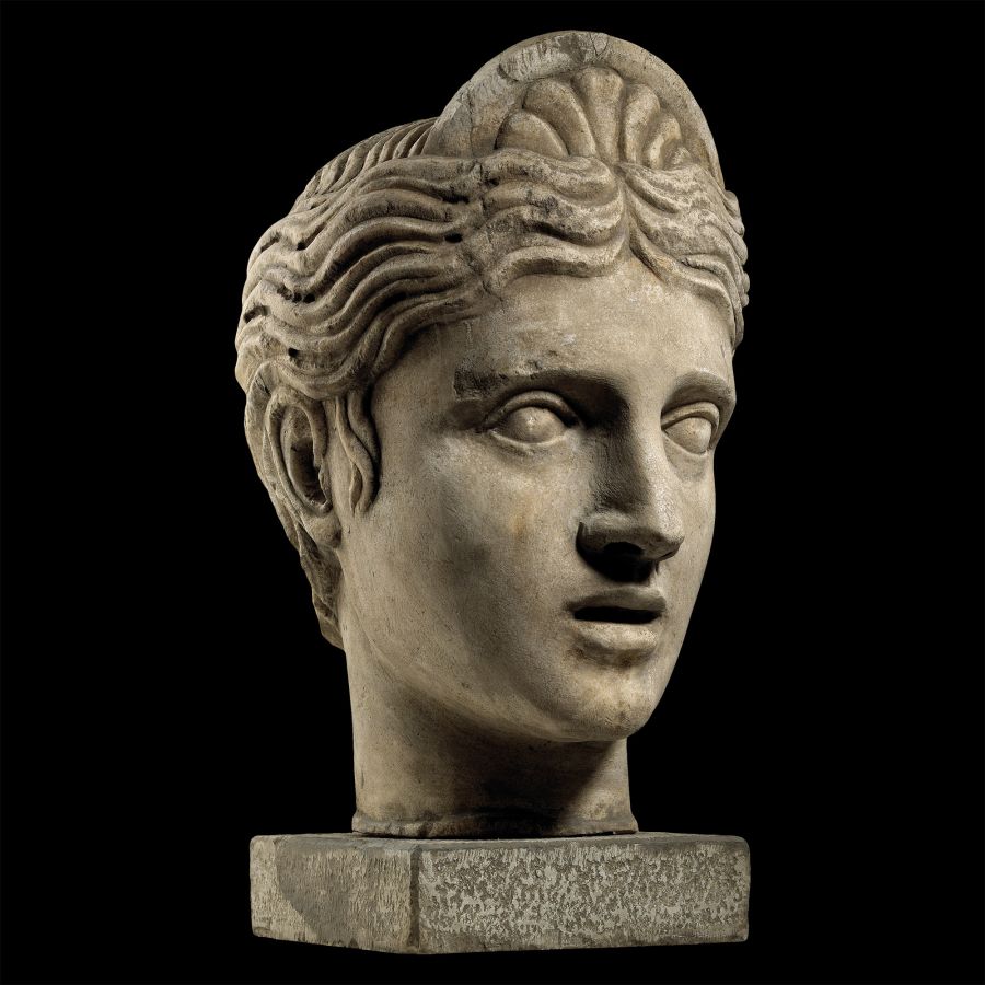 Post Medieval Marble Portrait of the Greek Goddess Hera