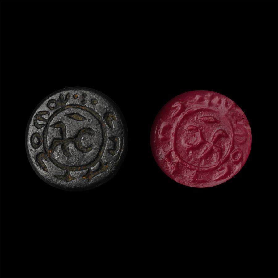 Medieval Bronze Seal Matrix