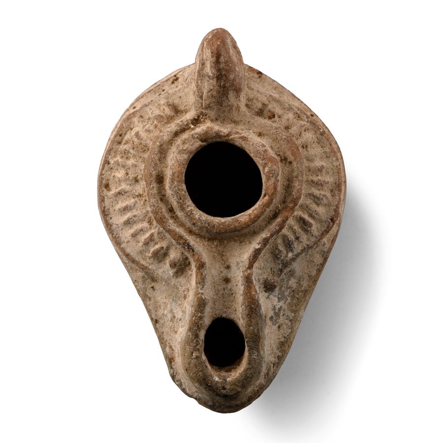 Byzantine Terracotta Oil Lamp