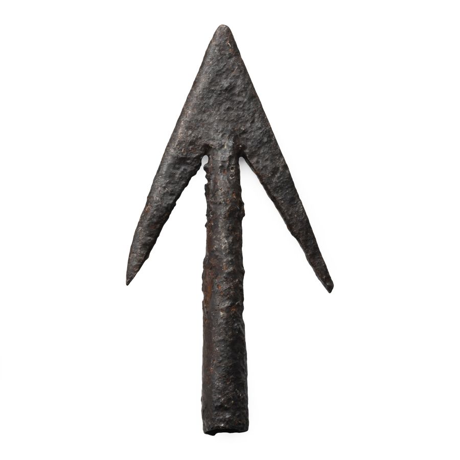 Large Medieval Socketted Iron Arrowhead