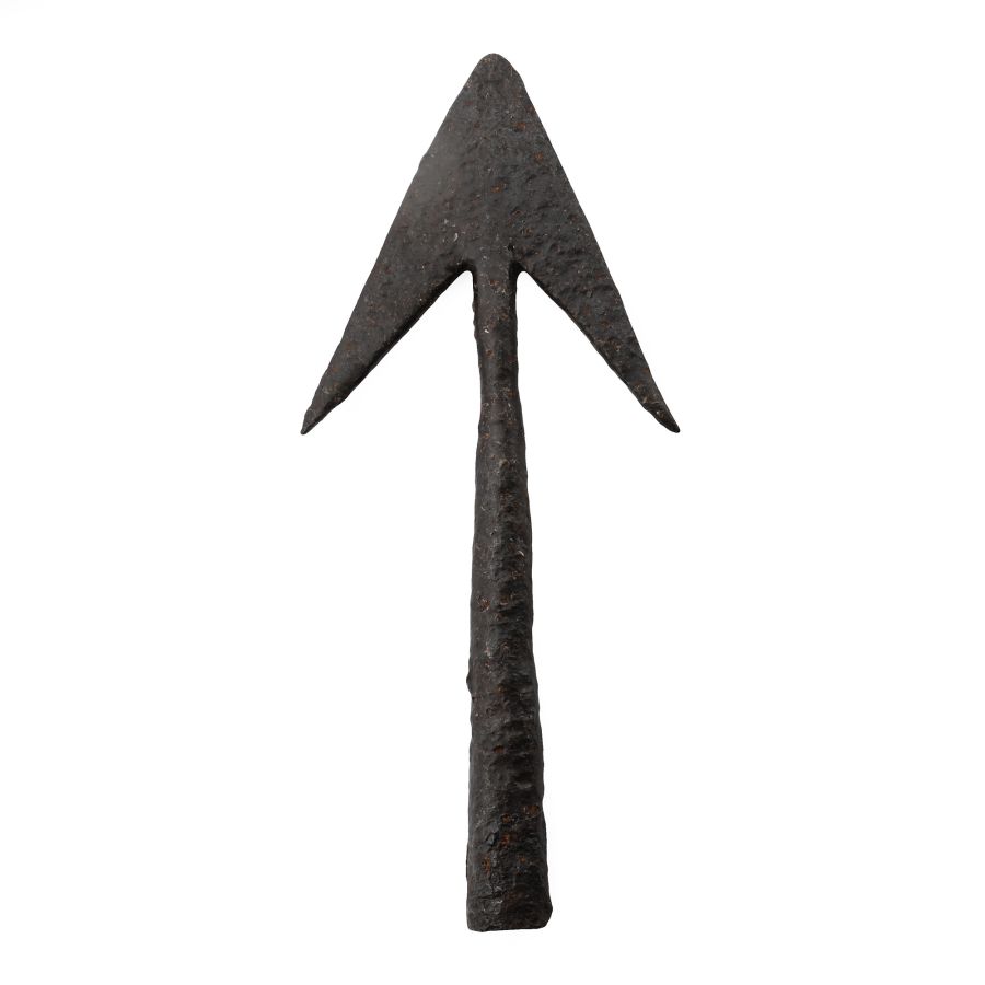 Large Medieval Socketted Iron Arrowhead